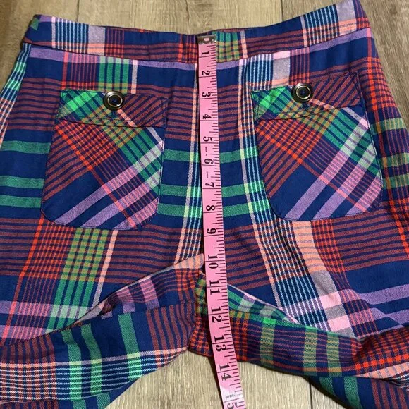 Maeve Multicolor Plaid Wide Leg Pants - Picture 11 of 15